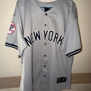 New York Gray baseball jersey MARIANO RIVERA 42 1998